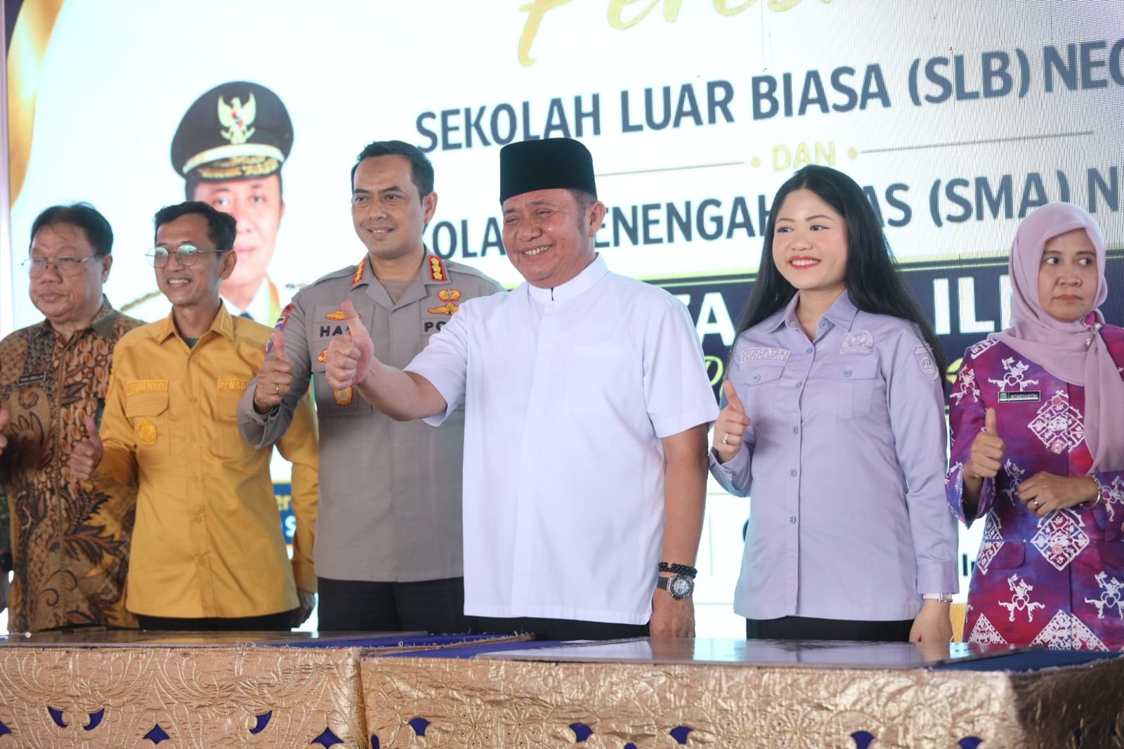 Resmikan SMA dan SLB Negeri Hayza Nur Ilmi, Herman Deru Targetkan Jadi Sekolah Favorit dan Unggulan Sumsel