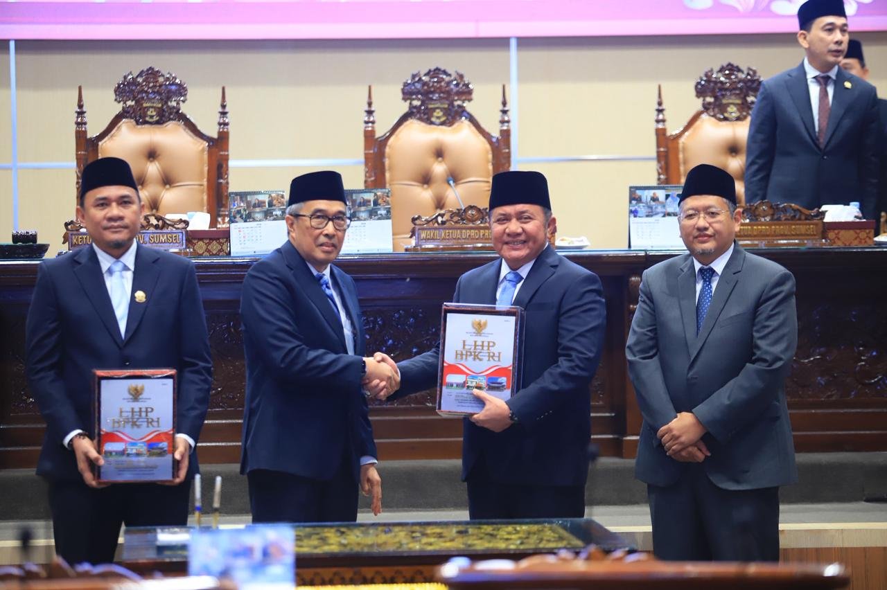 Herman Deru Tegaskan Komitmen Transparansi, Sumsel Kembali Raih Opini WTP dari BPK RI