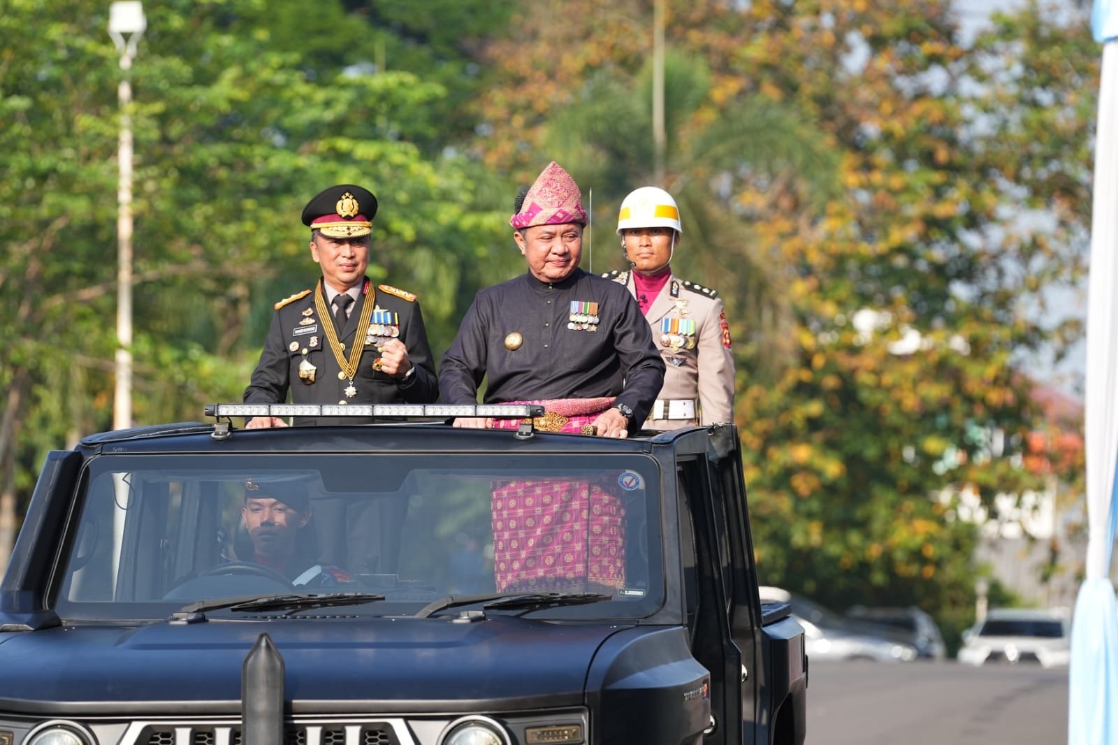 Upacara Peringatan HUT BHAYANGKARA Ke-80 Di griya Agung Palembang